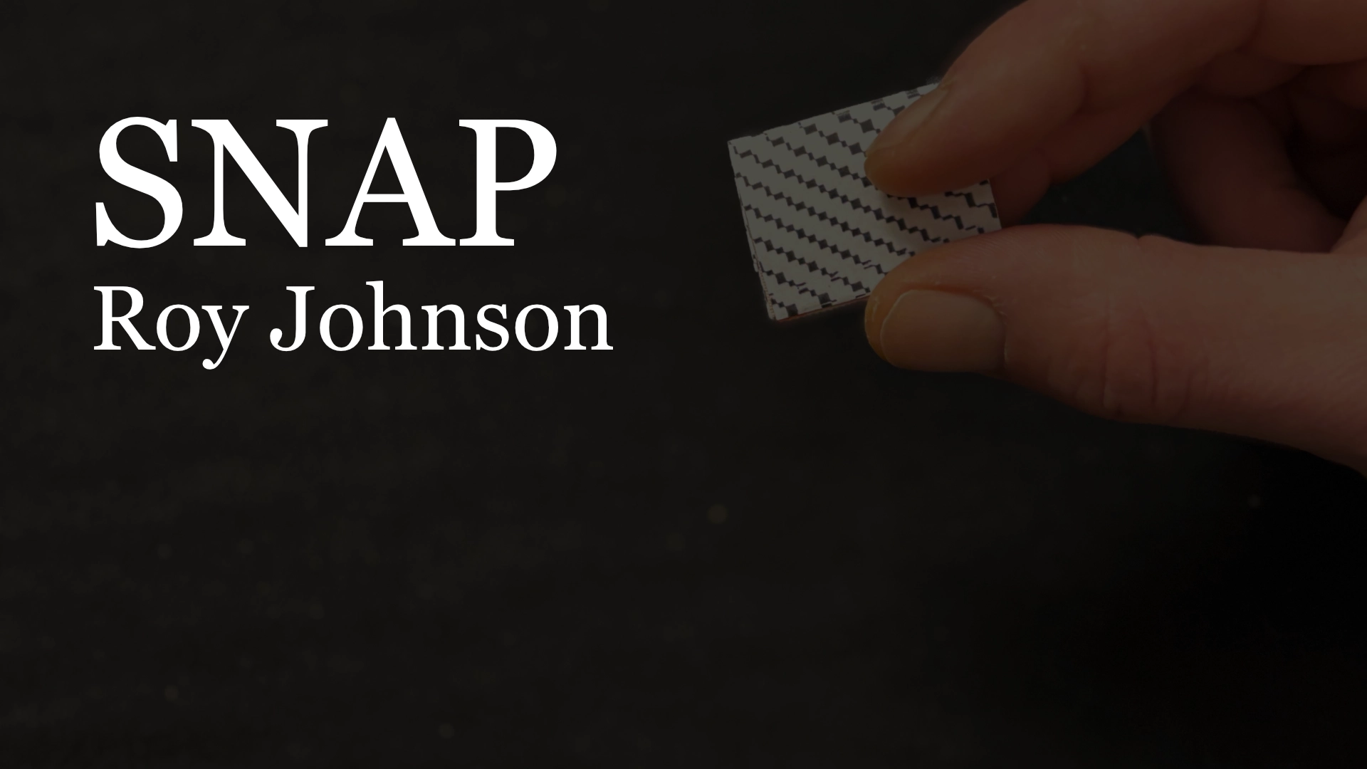 SNAP – Roy Johnson